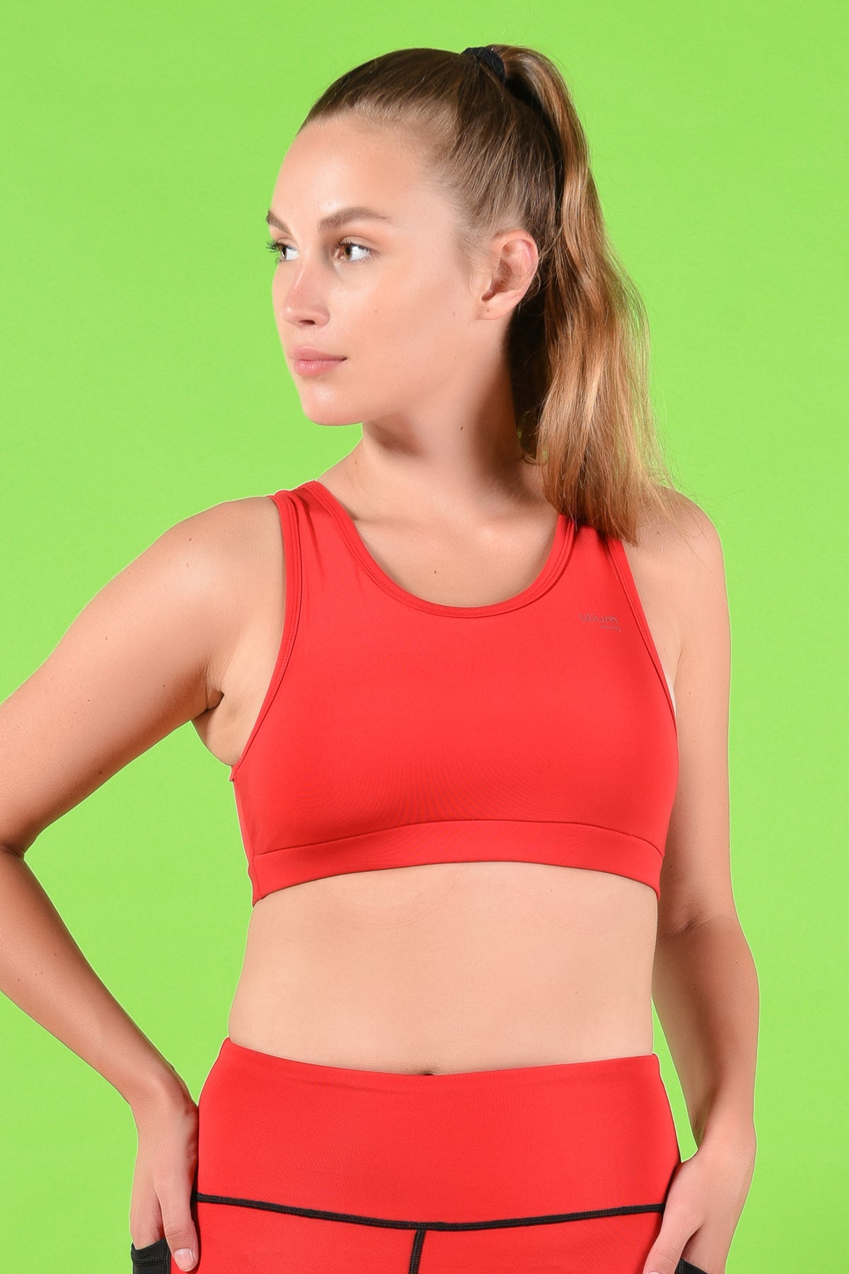 Active Red Bra for Fitness Women