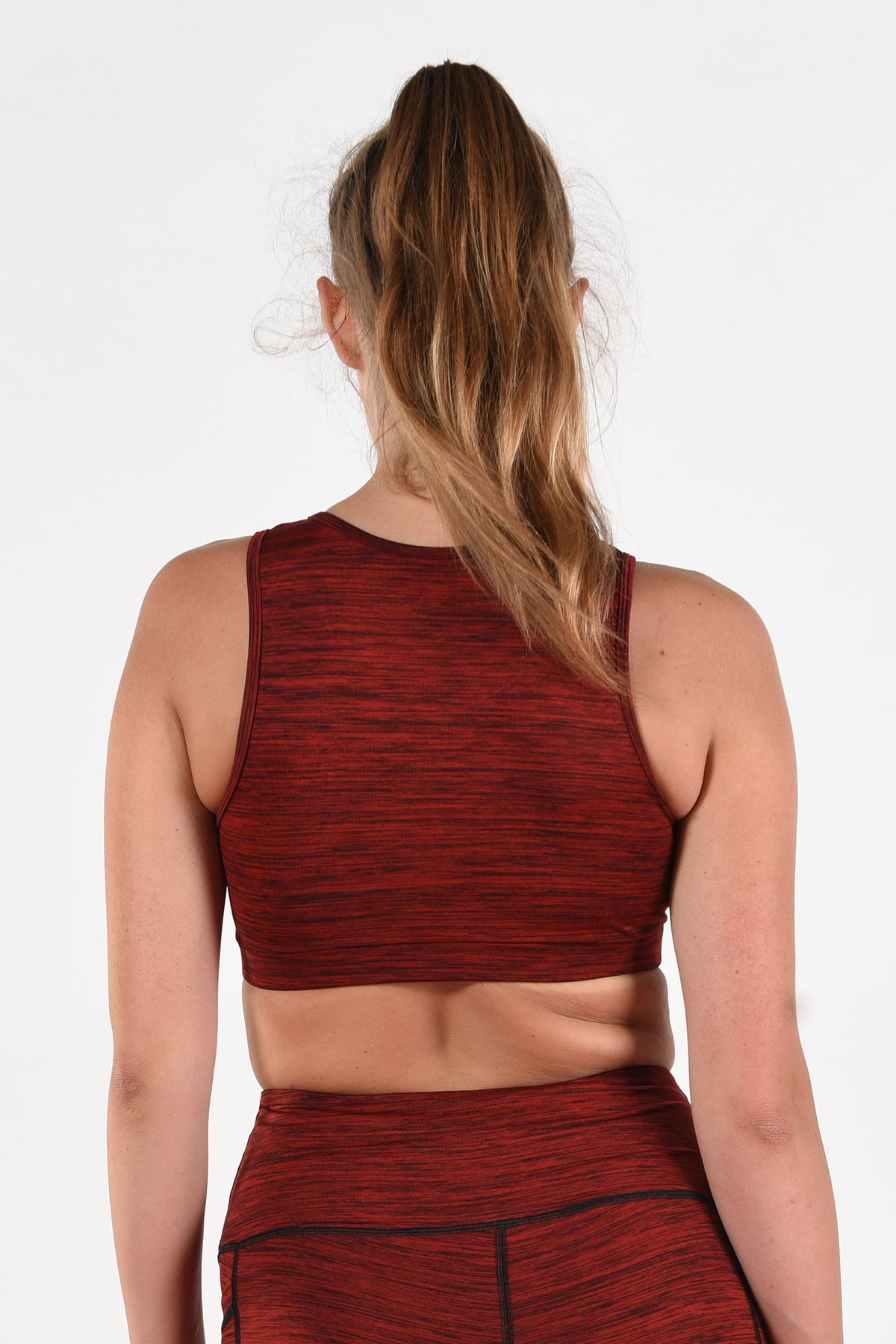 Spacedye Red Bra for Fitness Women