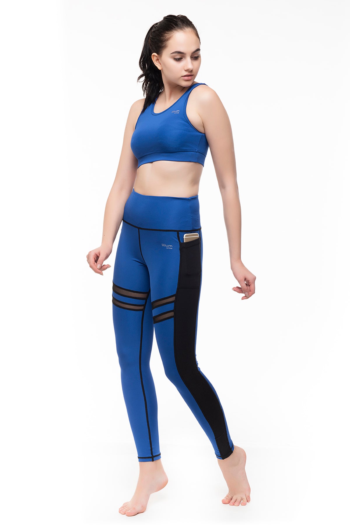 Ephesus Design Blue & Mesh Active Sportswear for Women