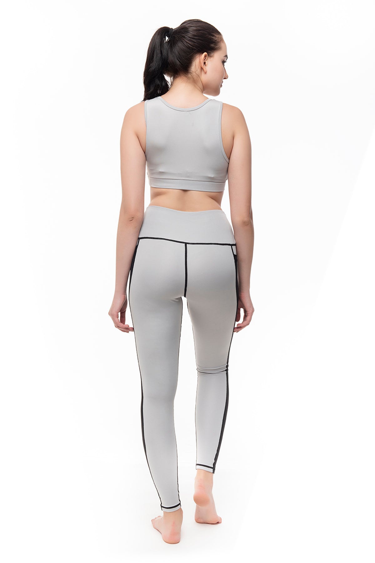 Ephesus Design Grey & Mesh Active Sportswear for Women