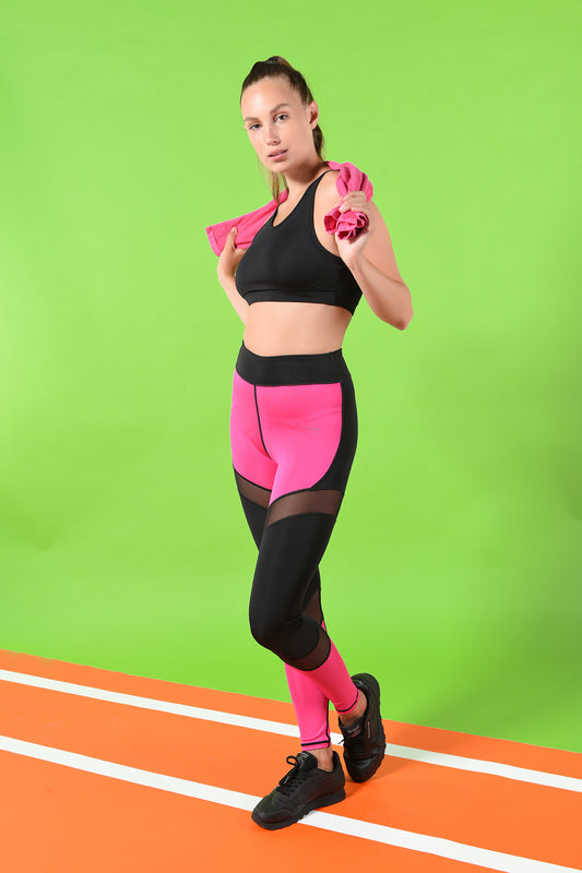 Karma Design Pink & Mesh Active Sportswear for Women